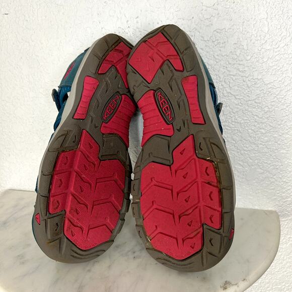 Keen Newport H2 Deep Lagoon Blue Pink Womens Size 5 - Picture 7 of 7